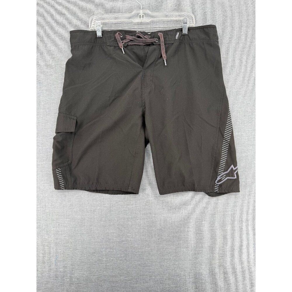 Alpinestars Astars Board Shorts Mens 36 9" Beach Swim Trunks Cargo Style Pocket